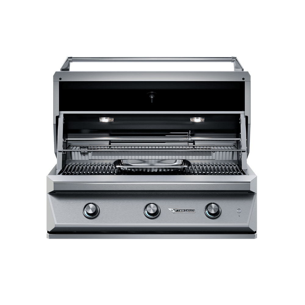 Twin Eagles C Series 42" Built-In Outdoor Gas Grill with Infrared Rotisserie and Sear Zone