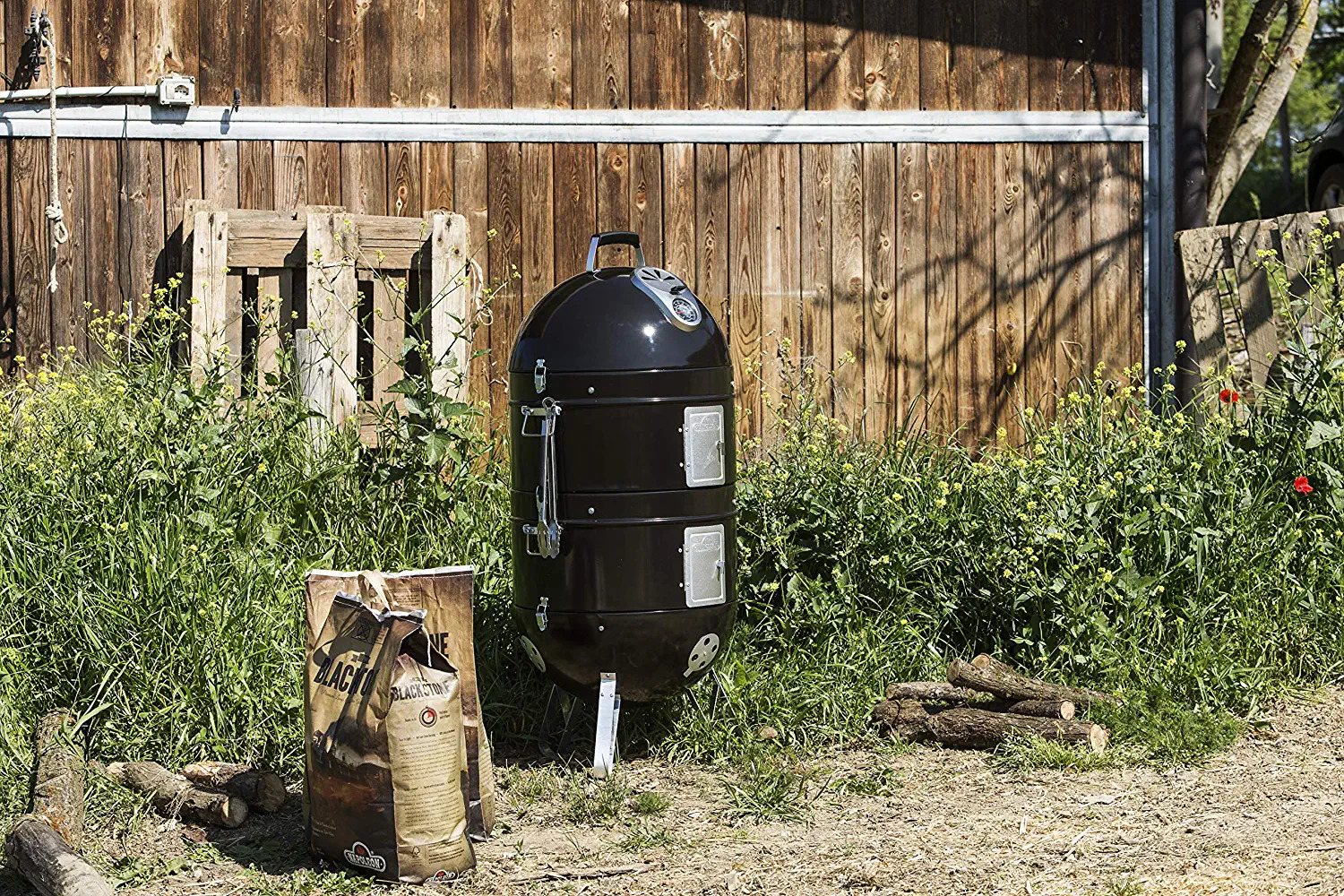 Napoleon Apollo® 300 Charcoal Grill & Water Smoker – Black