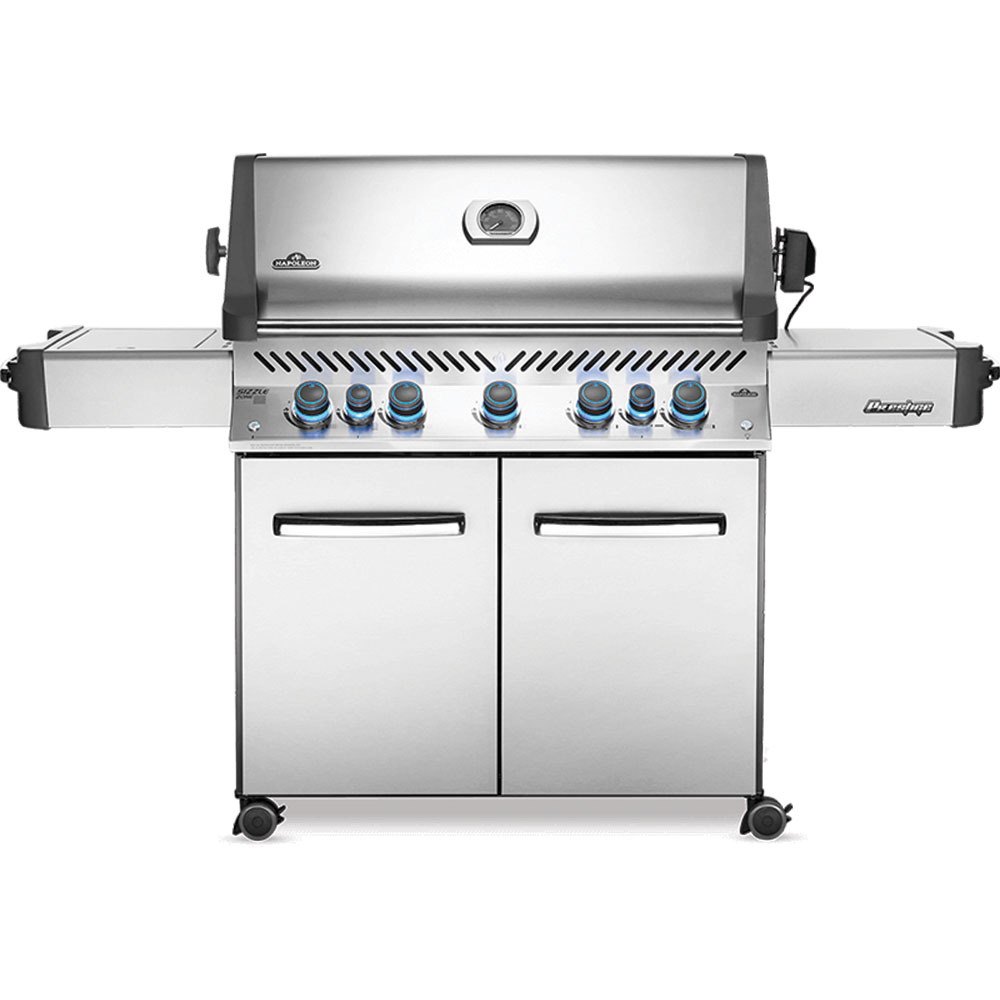 Napoleon Prestige® 665 RSIB Gas Grills with Infrared Side & Rear Burners - Stainless Steel