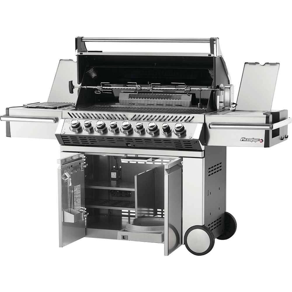 Napoleon Prestige® 665 RSIB Gas Grills with Infrared Side & Rear Burners - Stainless Steel