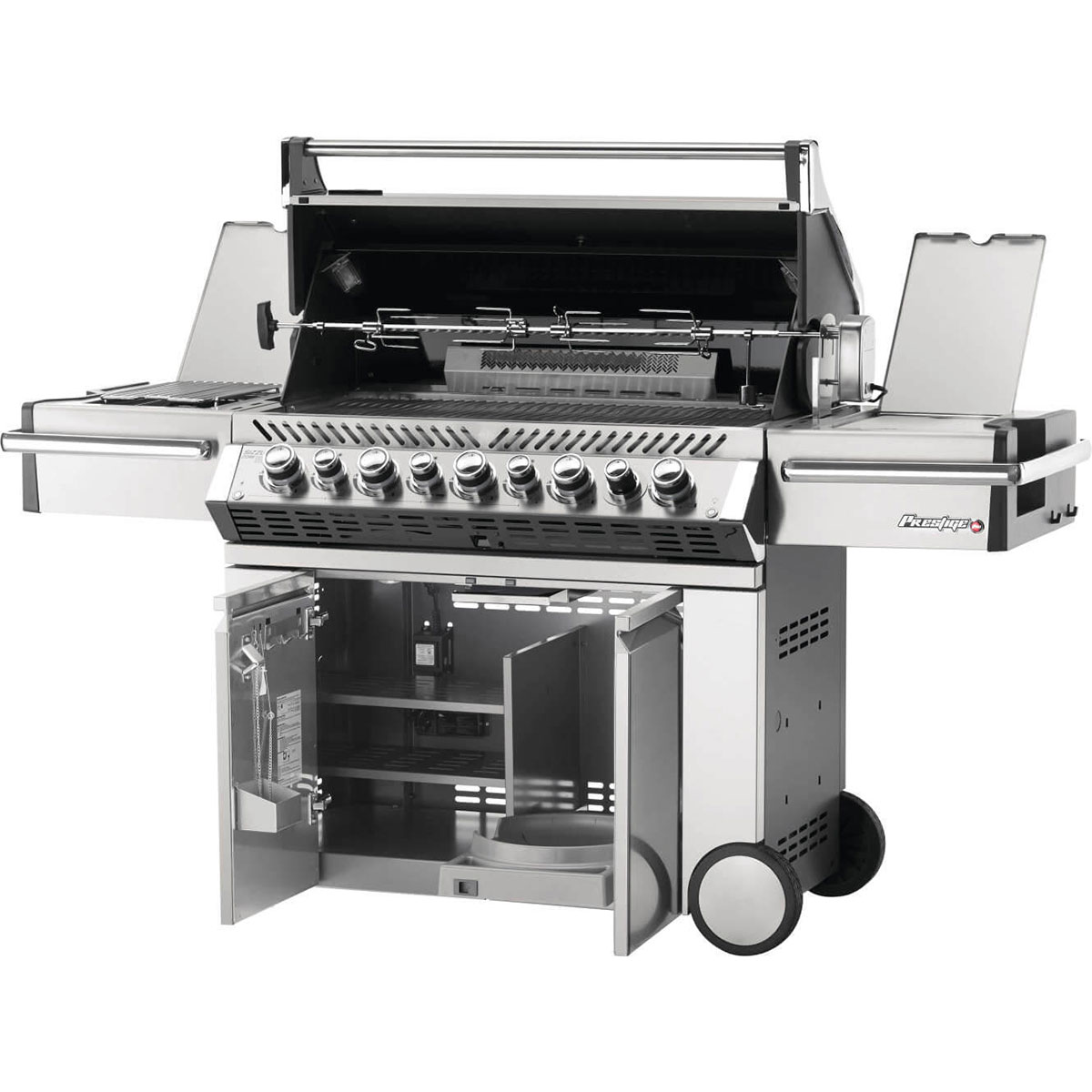 Napoleon Prestige PRO™ 665 RSIB Gas Grills with Infrared Rear & Side Burners - Stainless Steel