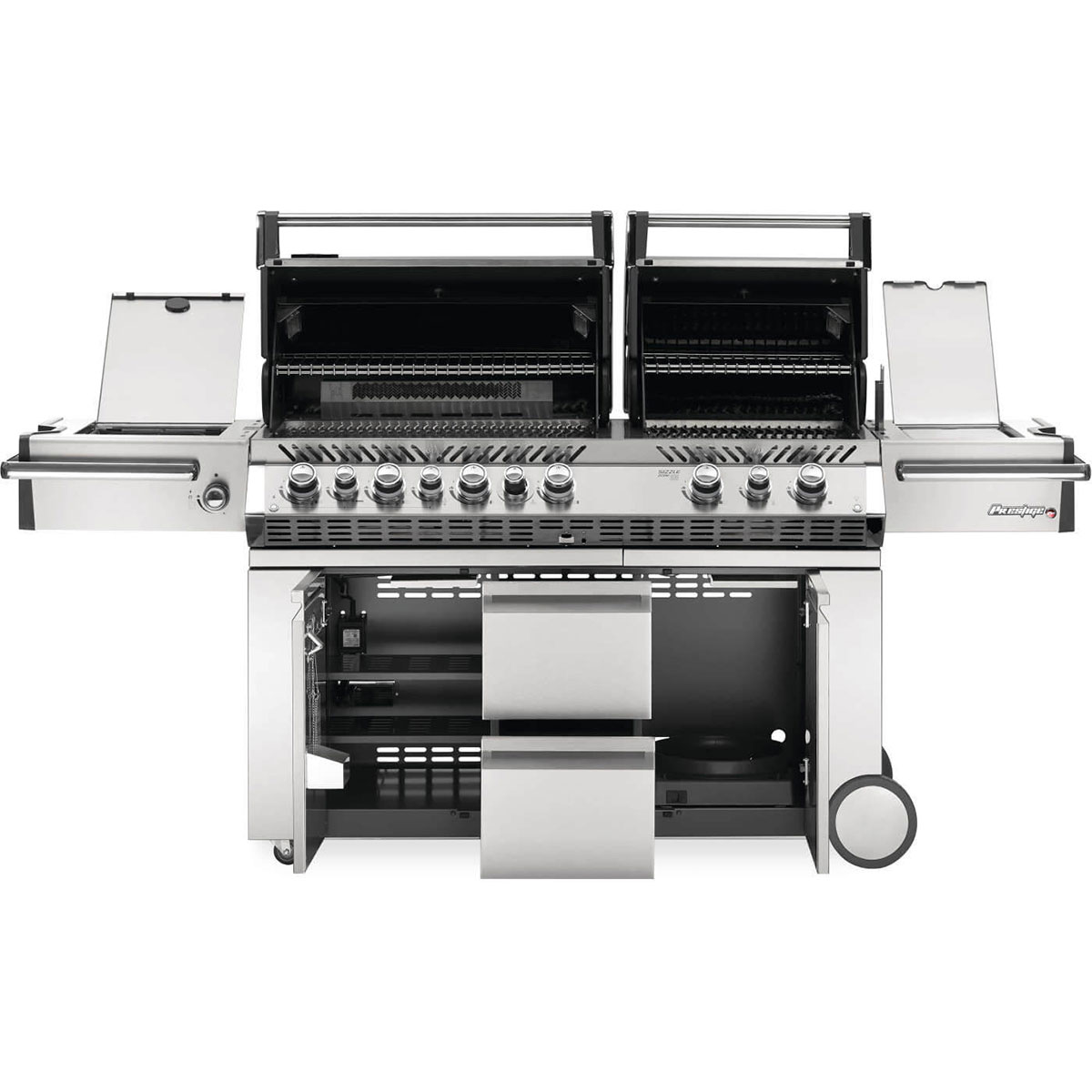 Napoleon Prestige PRO™ 825 RSBI Gas Grill with Power Side Burner, Infrared Rear & Bottom Burners