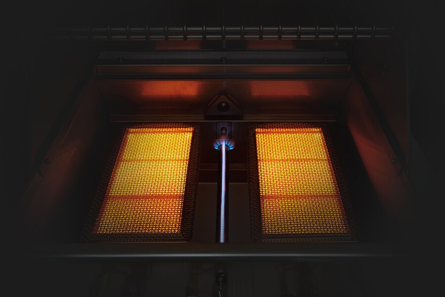 Napoleon Prestige PRO™ RSBI Gas Grill Series Features - Infrared Sizzle Zone Bottom Burners