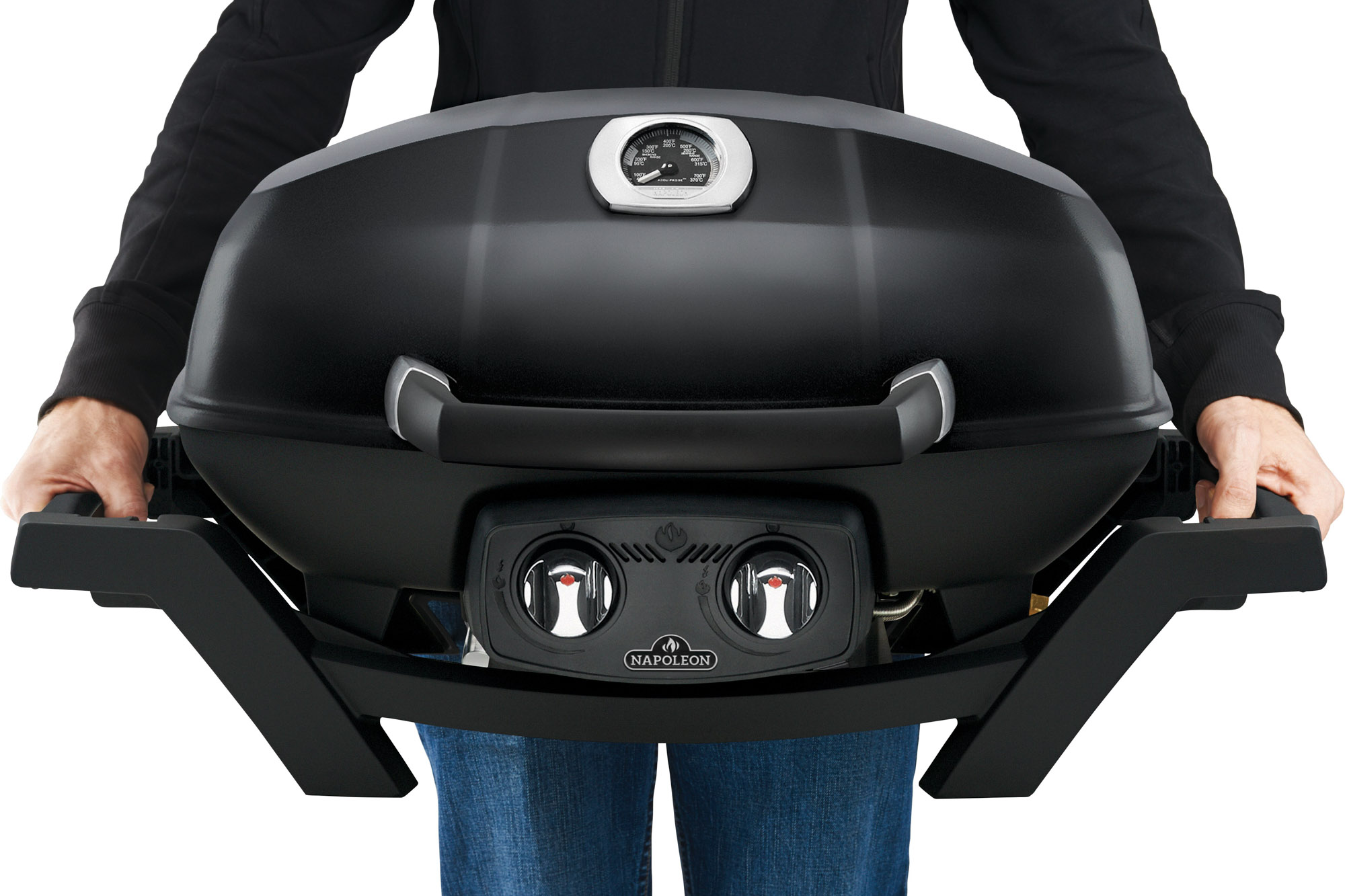 Napoleon TravelQ™ PRO285 Portable Gas Grill Features - Side Handles