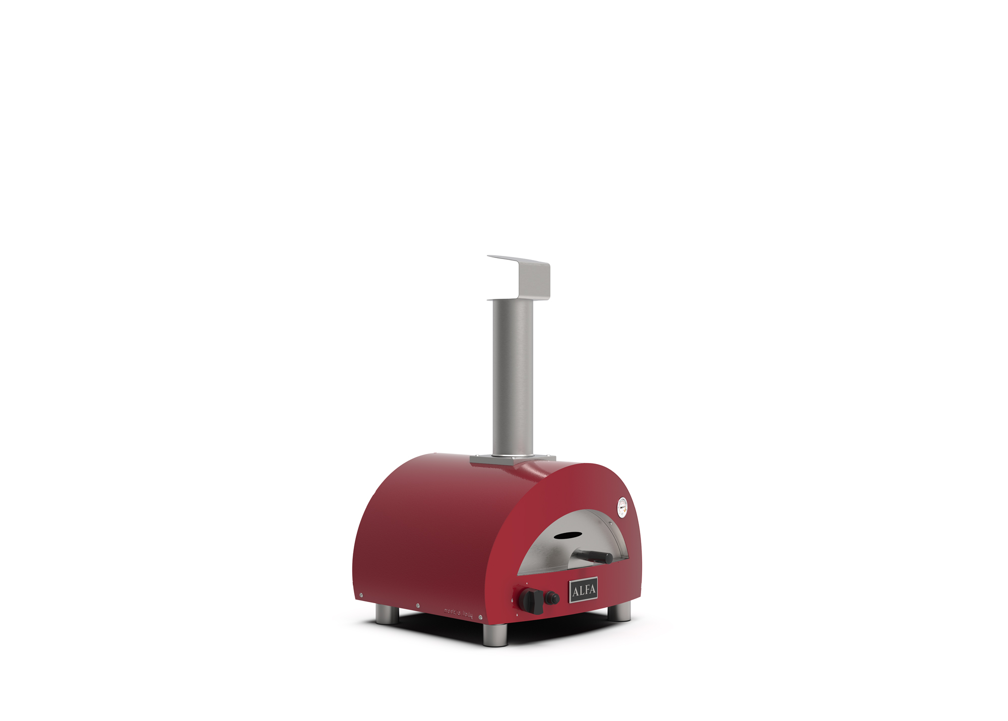 Alfa "Moderno Portable" Gas-Fired Pizza Oven - Antique Red