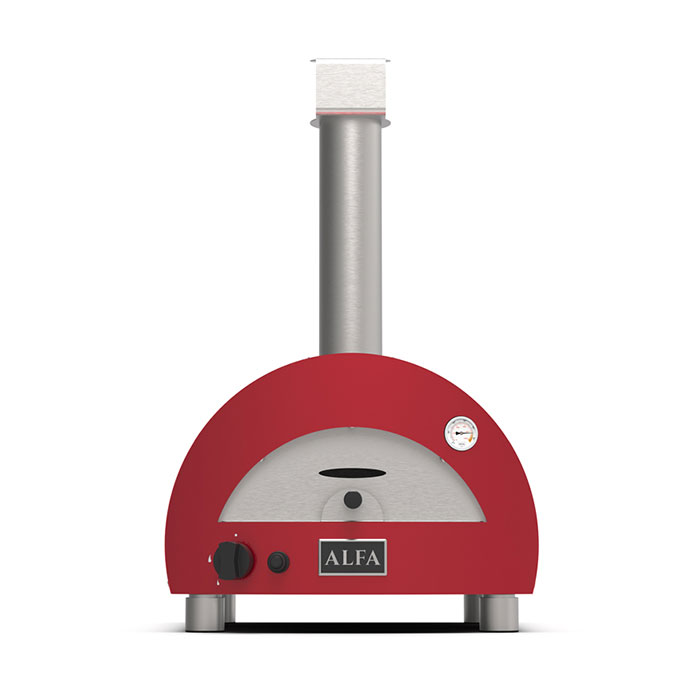 Alfa "Moderno Portable" Gas-Fired Pizza Oven - Antique Red