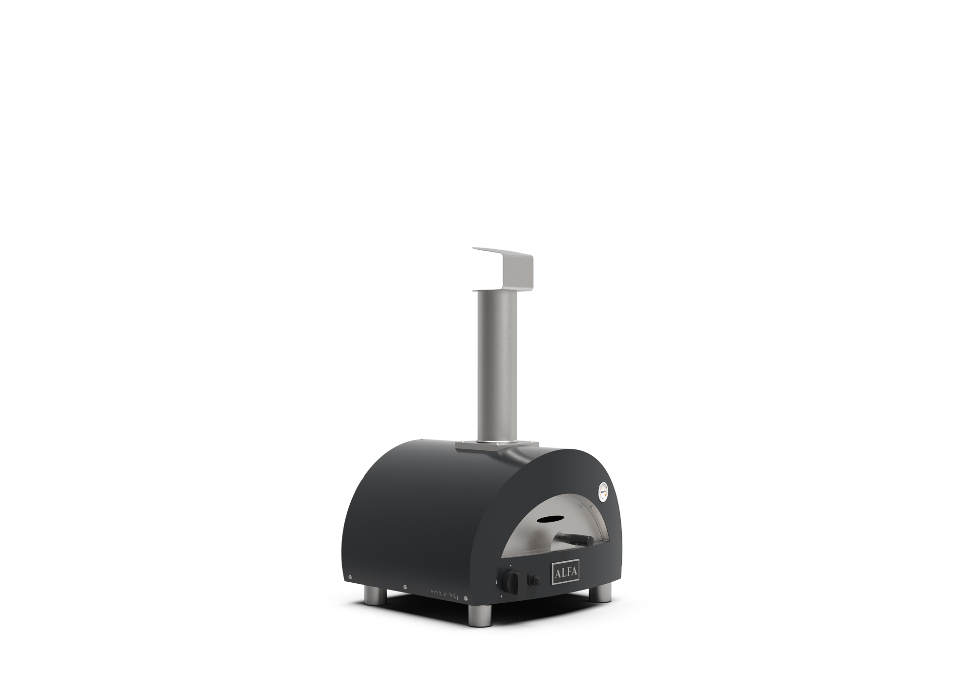 Alfa "Moderno Portable" Gas-Fired Pizza Oven - Slate Grey