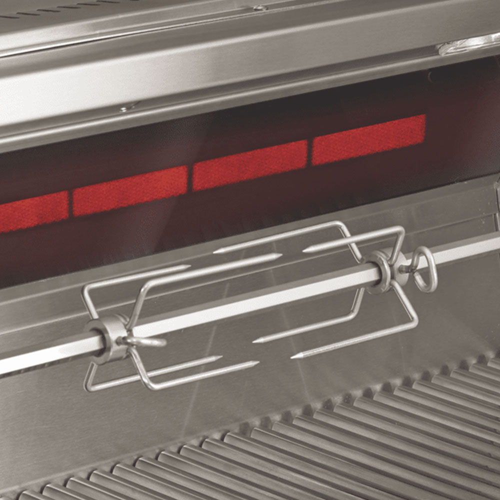 Twin Eagles EAGLE ONE Built-In Outdoor Gas Grill with Infrared Rotisserie & Sear Zone Highlights - Infrared Rotisserie Burner