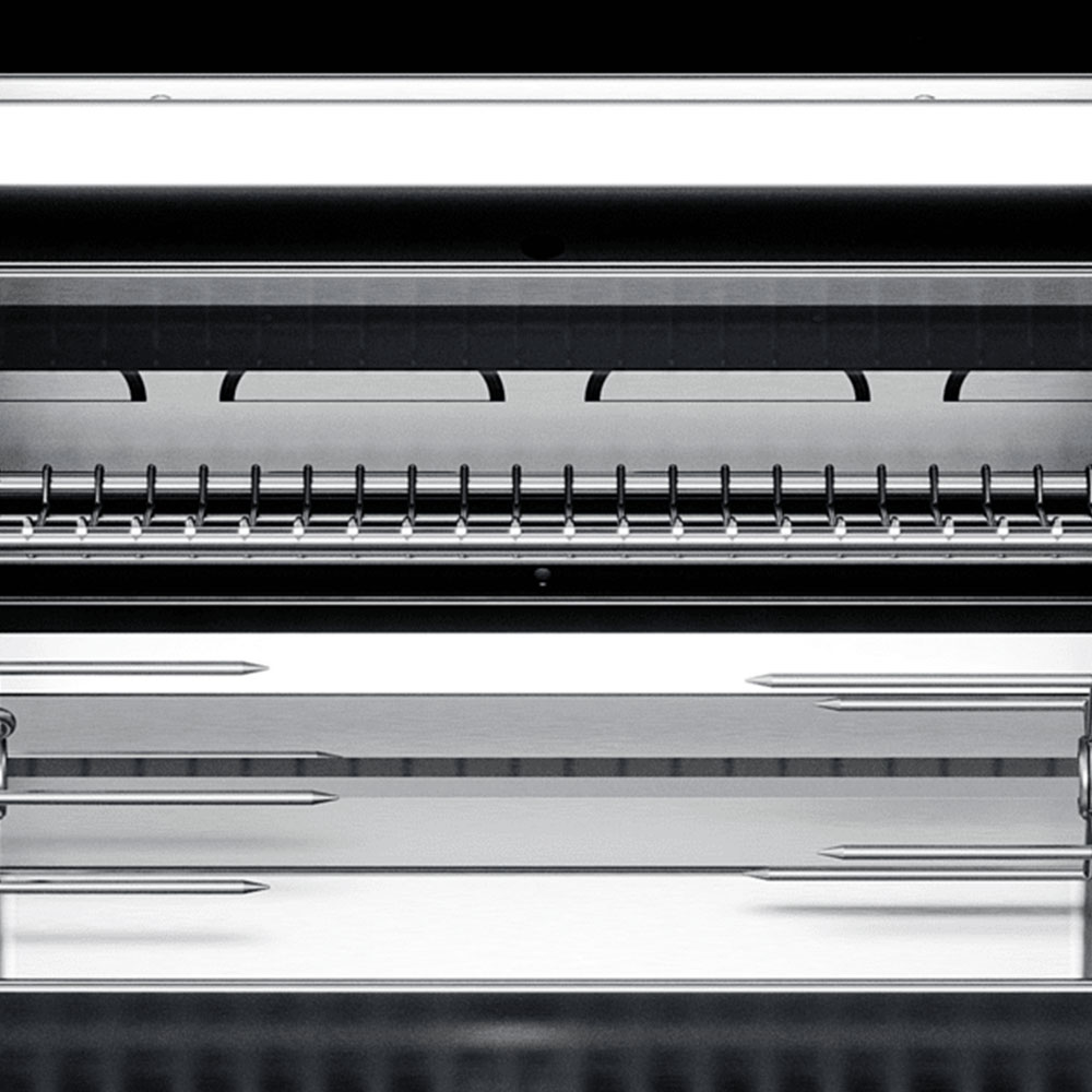 Twin Eagles EAGLE ONE Built-In Outdoor Gas Grill with Infrared Rotisserie & Sear Zone Highlights - Infrared Rotisserie Burner