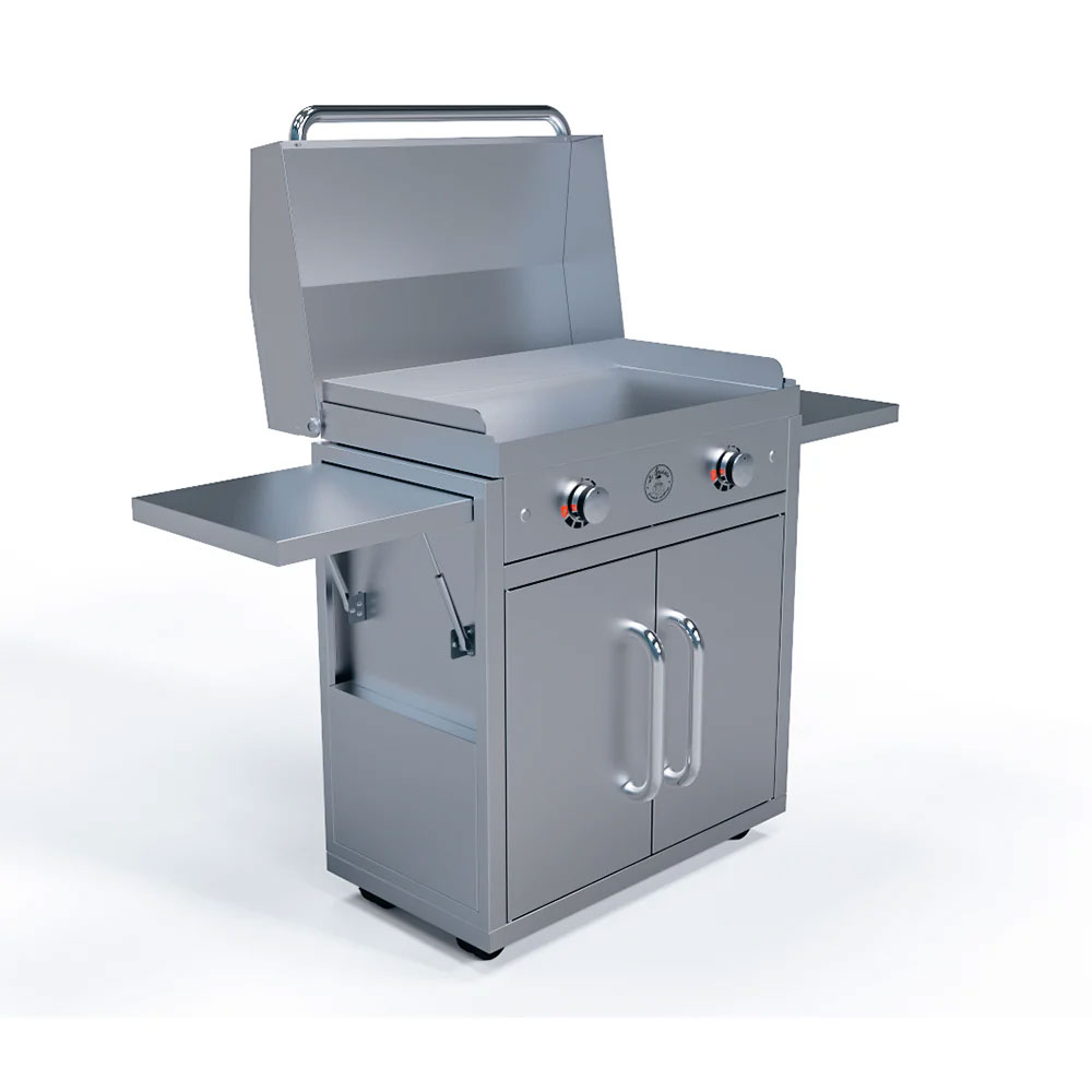 Le Griddle Stainless Steel Lid for 2-Burner Ranch Hand Griddles