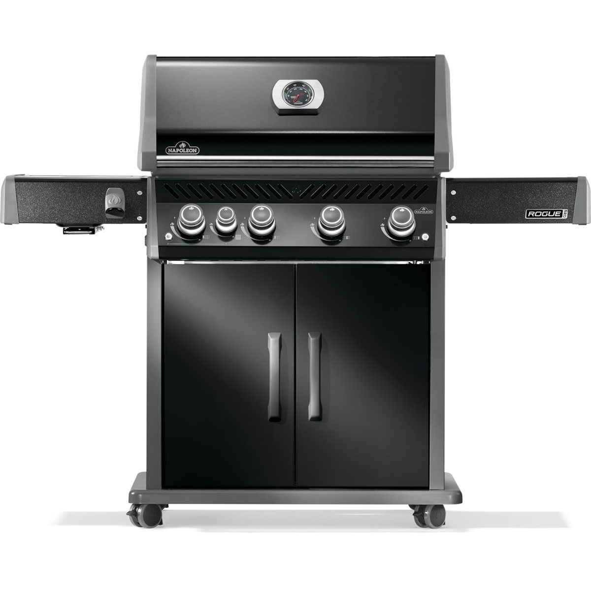Napoleon Rogue® PRO 525 SIB Propane Gas Grill with Infrared Side Burners - Black