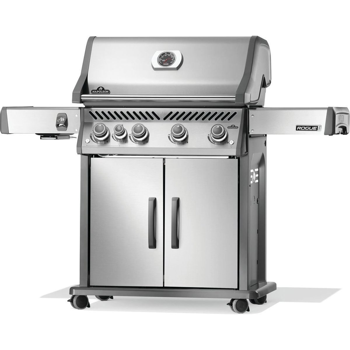 Napoleon Rogue® PRO 525 SIB Propane Gas Grill with Infrared Side Burners - Stainless Steel