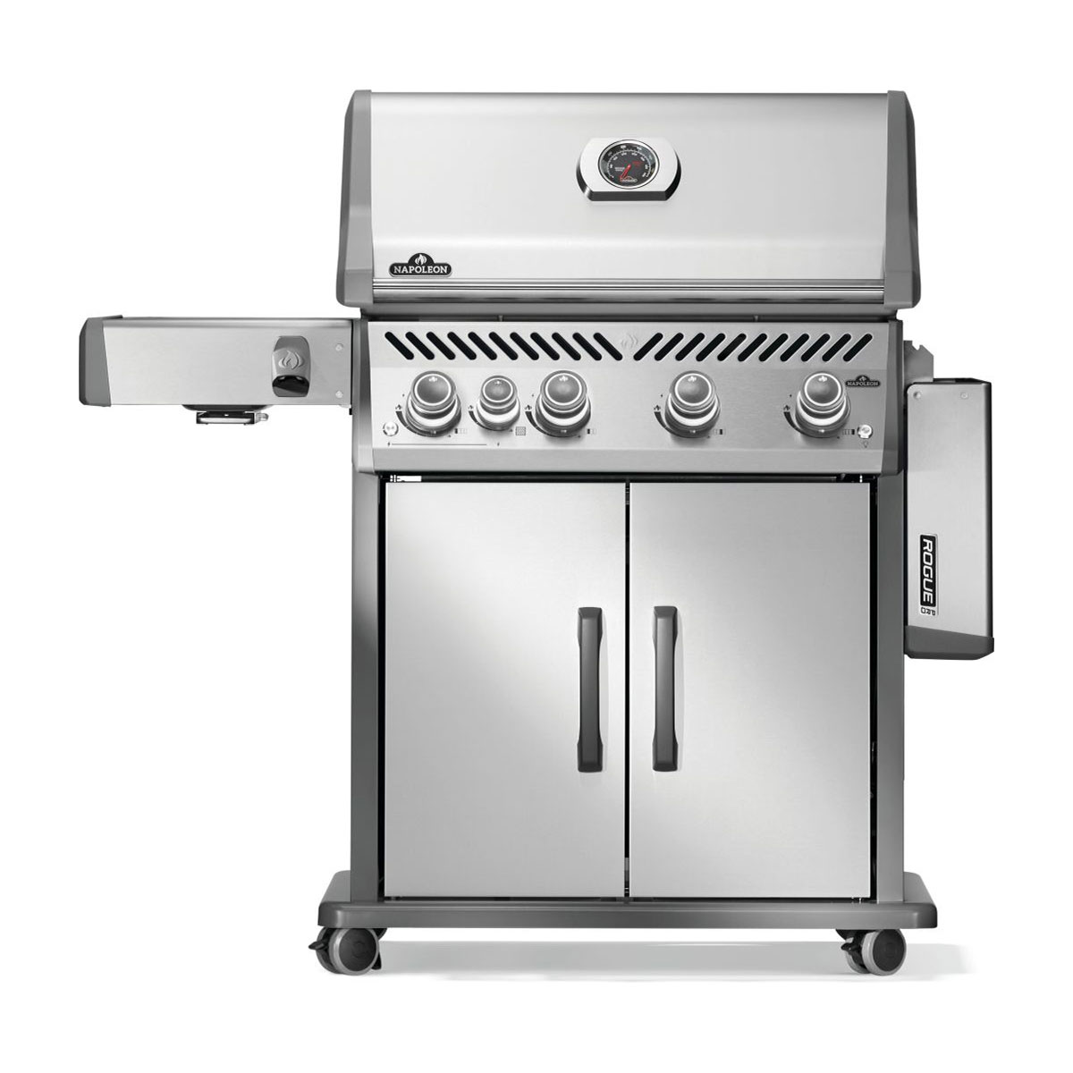 Napoleon Rogue® PRO 525 SIB Propane Gas Grill with Infrared Side Burners - Stainless Steel