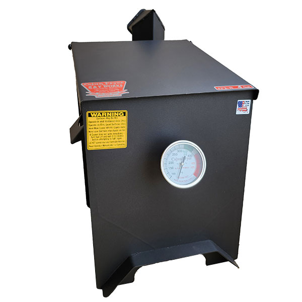 R&V Works FF2R-ST 4 Gallon 2-Basket Cajun Fryer With Stand