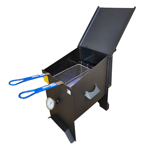 R&V Works FF2S 6 Gallon 2-Basket Fryer – No Stand