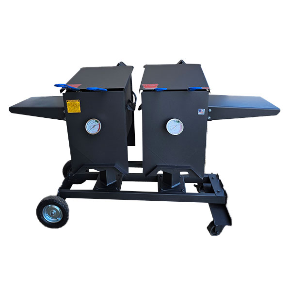 R&V Works FF4 12 Gallon 4-Basket Divided Fryer