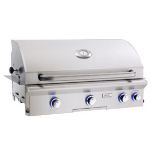 American Outdoor Grill 36" L-Series Built-In Gas Grill With Analog Thermometer, With Backburner