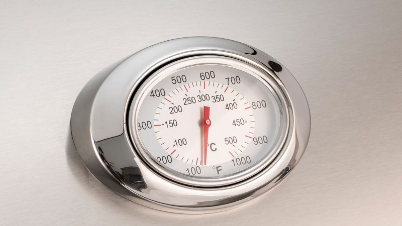 Fire Magic® Aurora Series Built-In Gas Grill With Analog Thermometer Feature - Stainless Steel Analog Thermometer