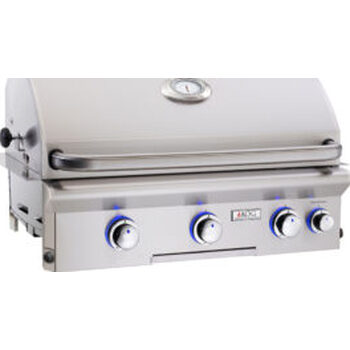 American Outdoor Grill 30" L-Series Built-In Gas Grill With Analog Thermometer, With Backburner