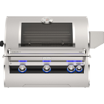 Fire Magic® 34" Echelon E660i Built-In Gas Grill With Analog Thermometer, With Magic View Window