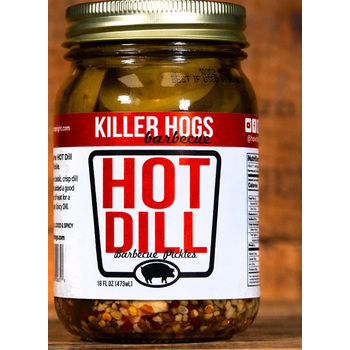 Killer Hogs Hot Dill BBQ Pickles