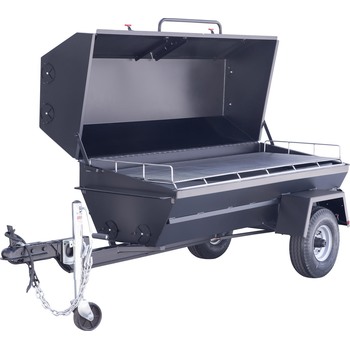 Meadow Creek PR72T Pig Roaster With Optional Doors in Lid and Charcoal Pullout