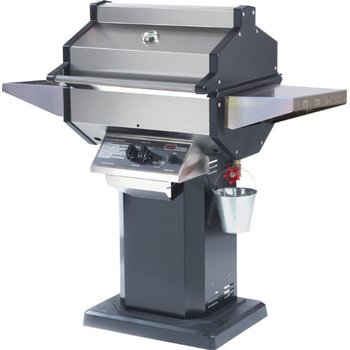 Phoenix Grills SDBOP Grill Head on Aluminum Column Patio Mount Gas Grill