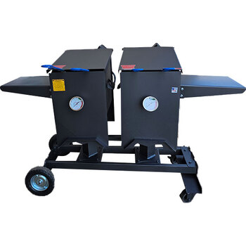 R&V Works FF4 12 Gallon 4-Basket Divided Fryer