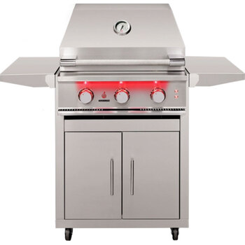 True Flame 25" Stainless Steel Freestanding Gas Grill